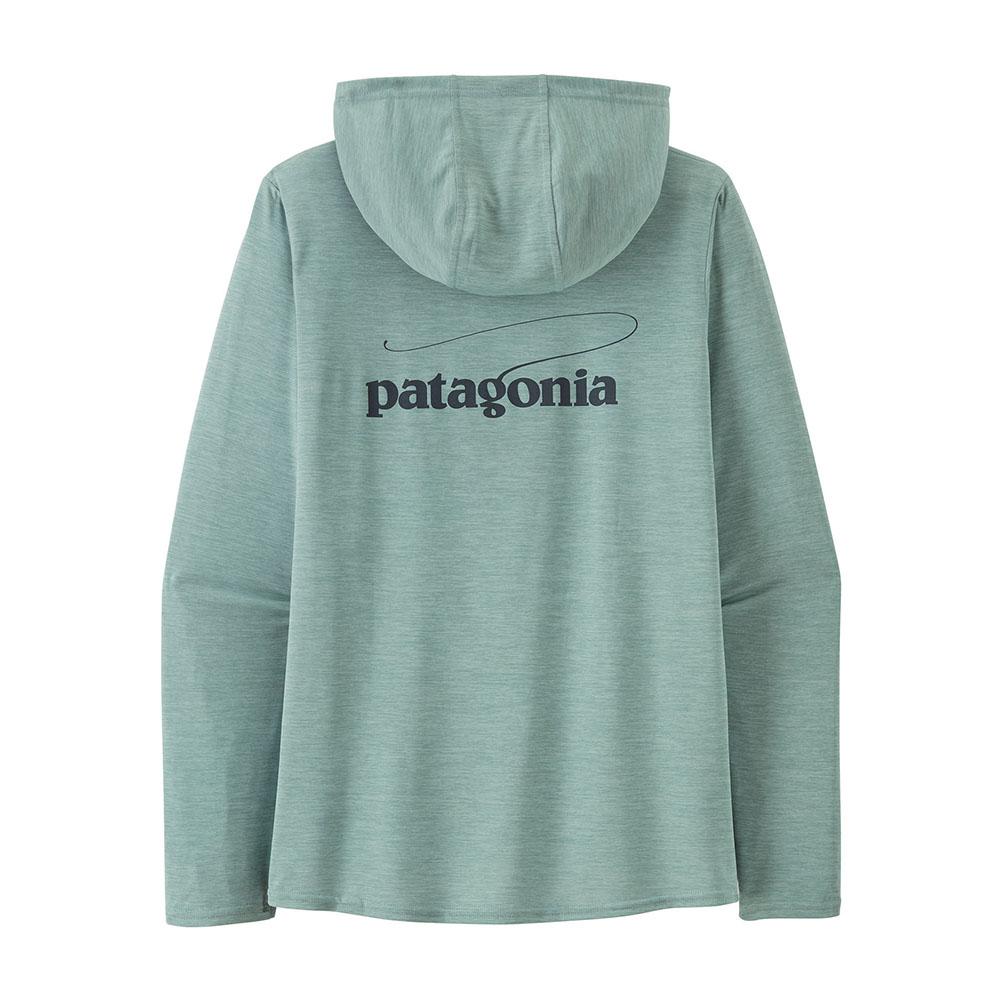 Patagonia Cap Cool Daily Graphic Hoody Men's in Casting Logo Thermal Blue XDye